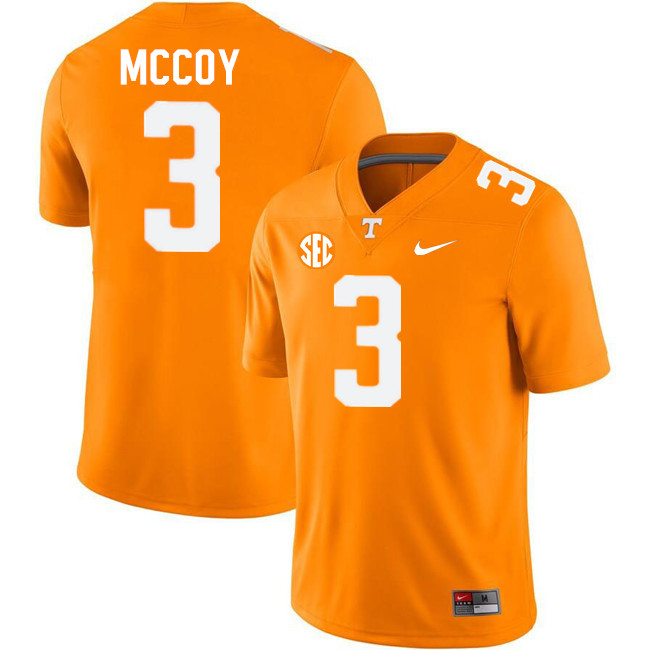 Men #3 Jermod McCoy Tennessee Volunteers College Football Jerseys Stitched-Orange